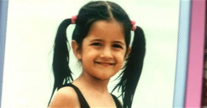 Katrina Kaif childhood Pic