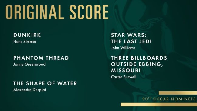 Oscar Nominations 2019