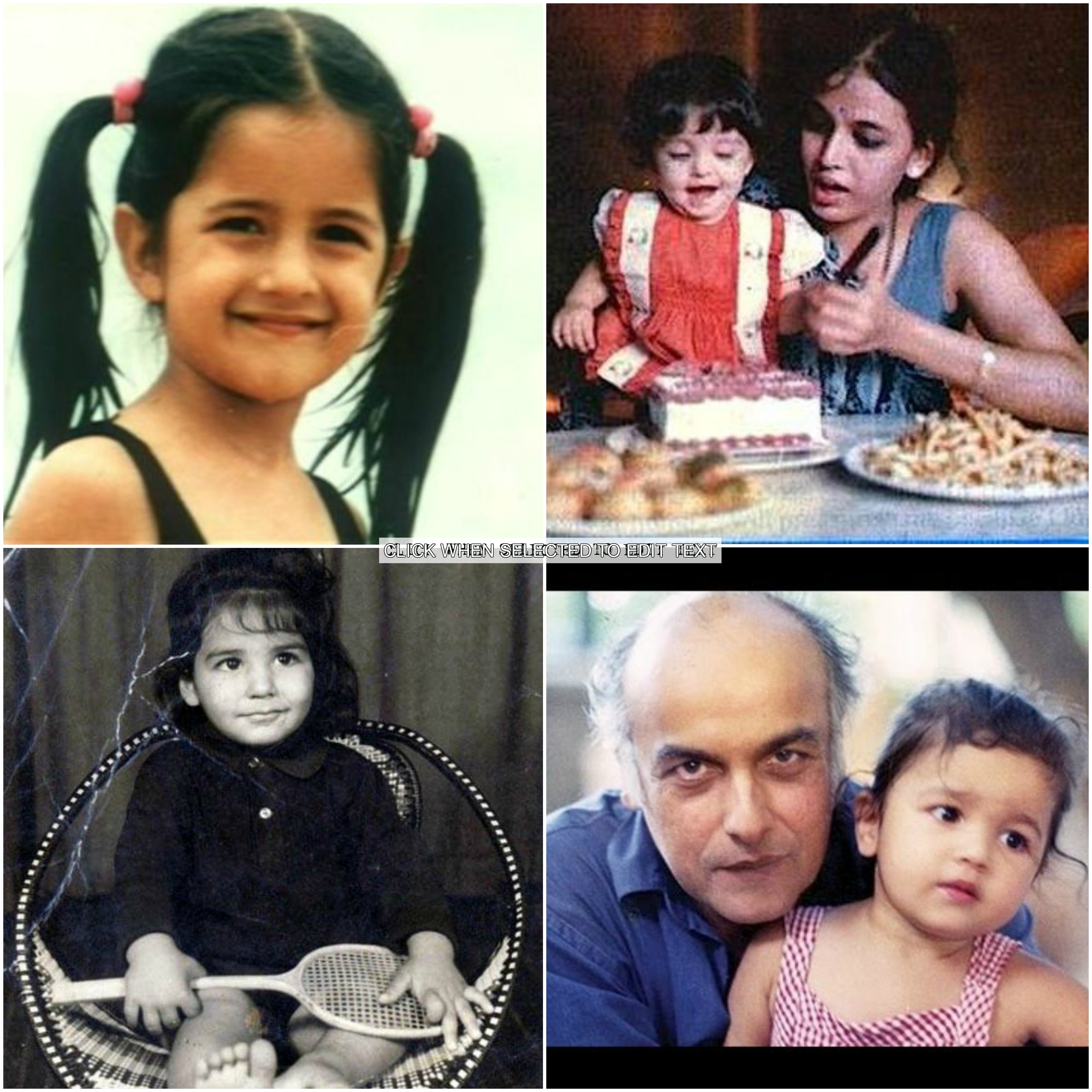 Bollywood Actor Actress Childhood pics